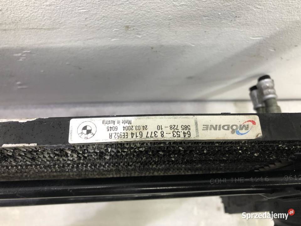 CHŁODNICA KLIMATYZACJI BMW E46 20BENZYNA 8377614