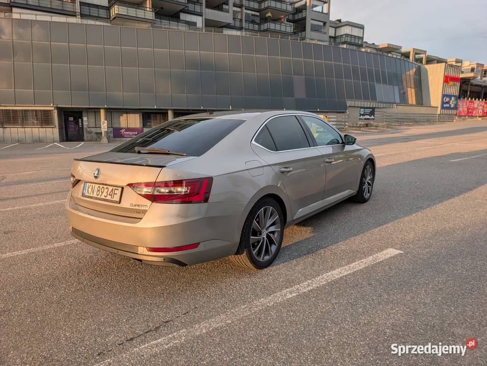 Skoda Superb 3 20TDI 4x4 DSG Salon Sedan / Limuzyna małopolskie Kraków