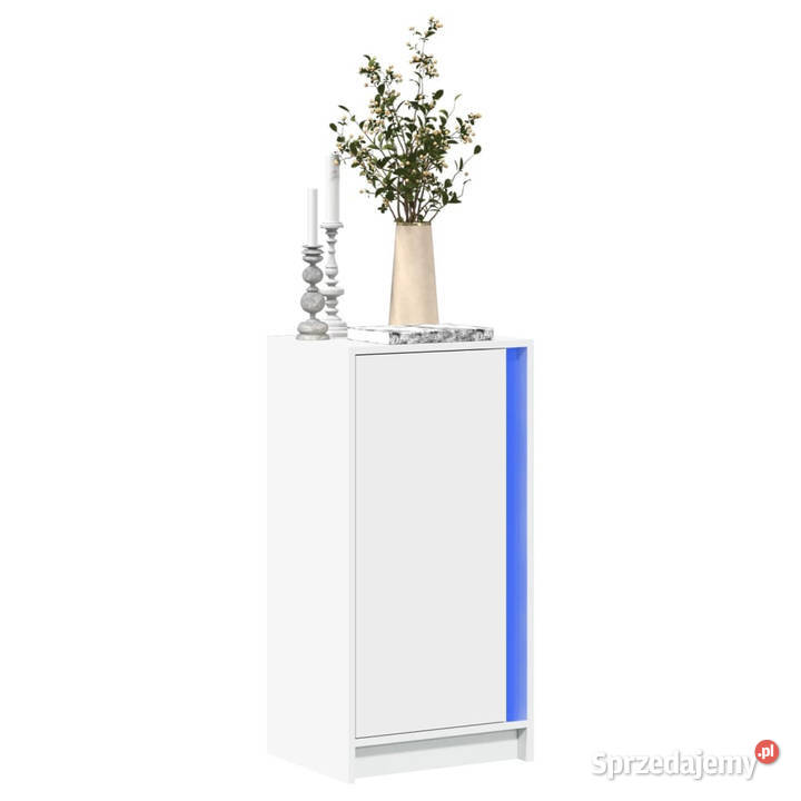 Szafka z LED biała 425x34x85 materiał Warszawa