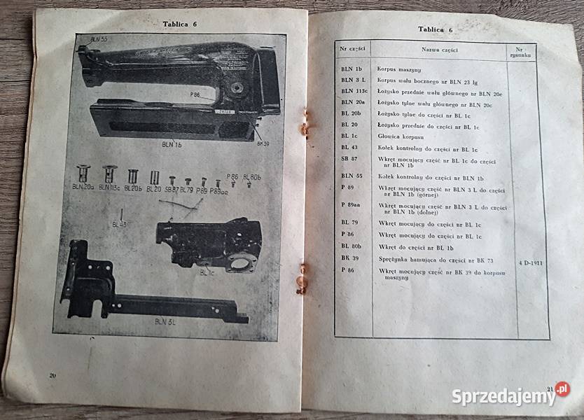 Katalog części zamiennych pikówka Strobel Kl 484 Ostrów Wielkopolski