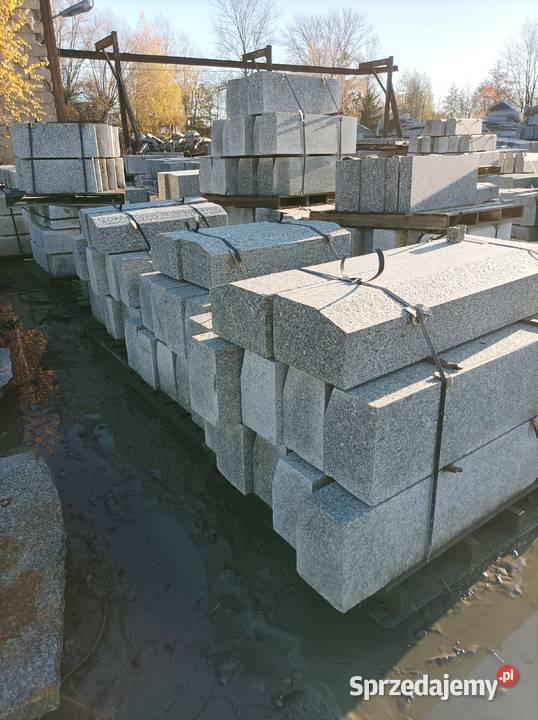 Krawężnik granitowy 15x30x312 płomieniowany Strzegom sprzedam