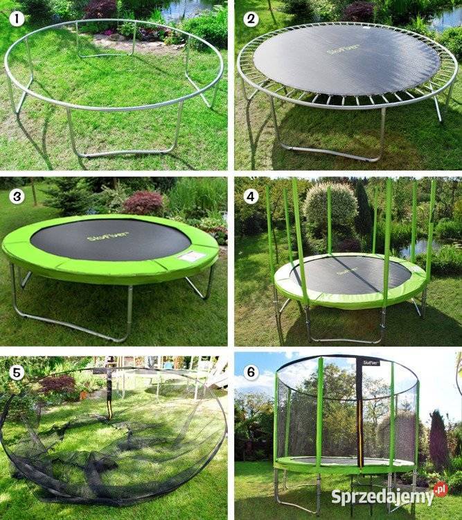 Trampolina ogrodowa SKYFLYER RING 2w1 487 16FT