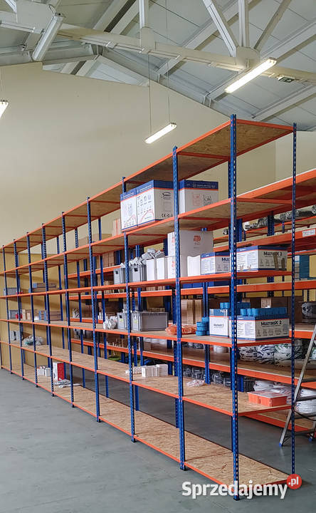 Uniwersalne Regały Półkowe do Magazynu Sklepu Bydgoszcz