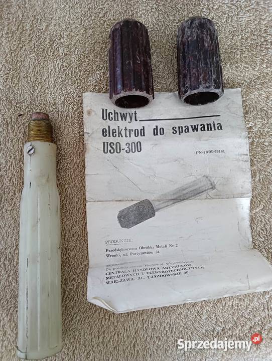 Uchwyt śrubowy elektrod do spawania USO300