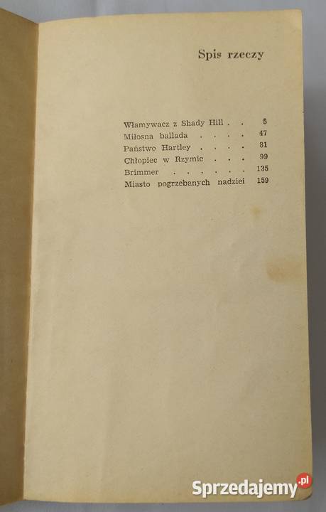 MIŁOSNA BALLADA John Cheever Proza i poezja