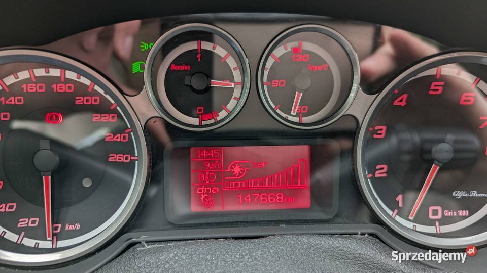 Alfa romeo mito 155 bose brembo grzane fotele Rok produkcji 2008 Czarnków sprzedam