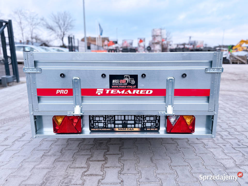 TEMARED 26122 PRO przyczepka samochodowa DMC 750 Motoryzacja Zamość