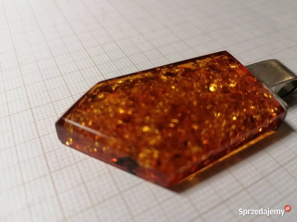 Zawieszka Bursztyn 925 srebrne Białystok