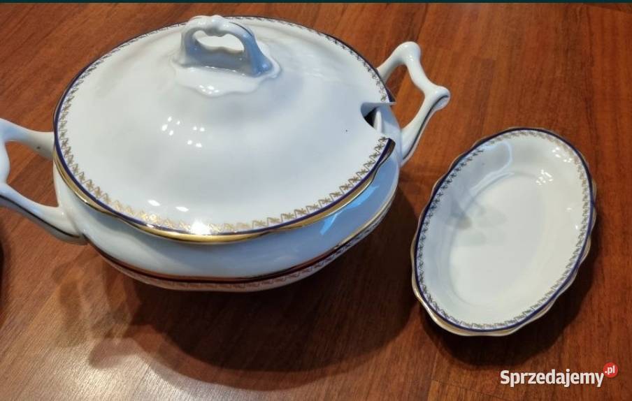 Serwis obiadowy 12osobowy Karolina stan idealny Mosina