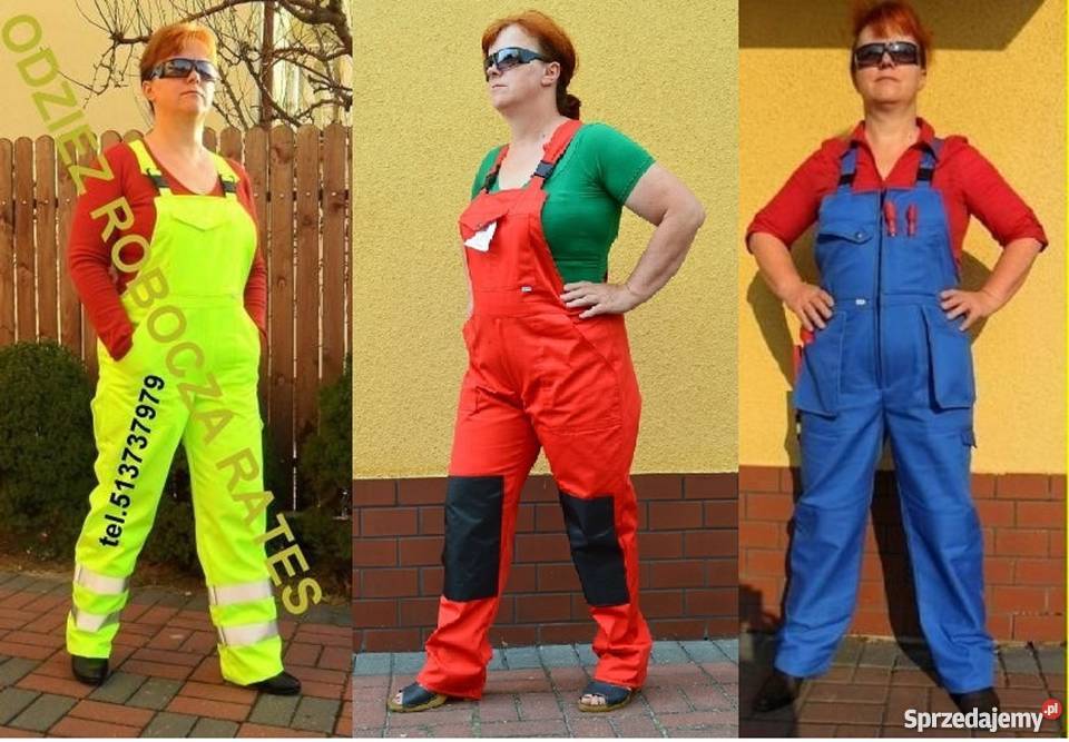 Spodnie Robocze Ogrodniczki RATES Polski Brwinów