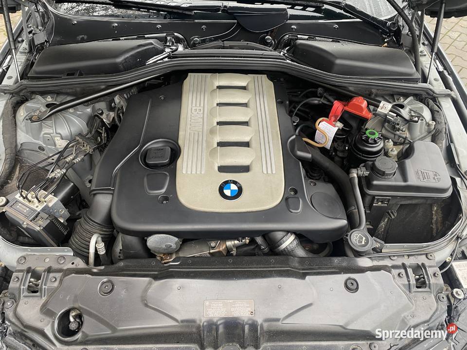 BMW E60 530d LCI sport 2008 235 łopatki Żuromin