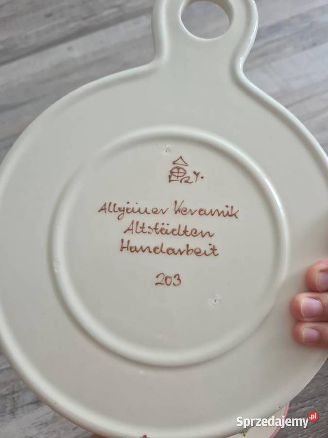 Zestaw śniadaniowy ceramika Allgauer sygnowana małopolskie Gorlice