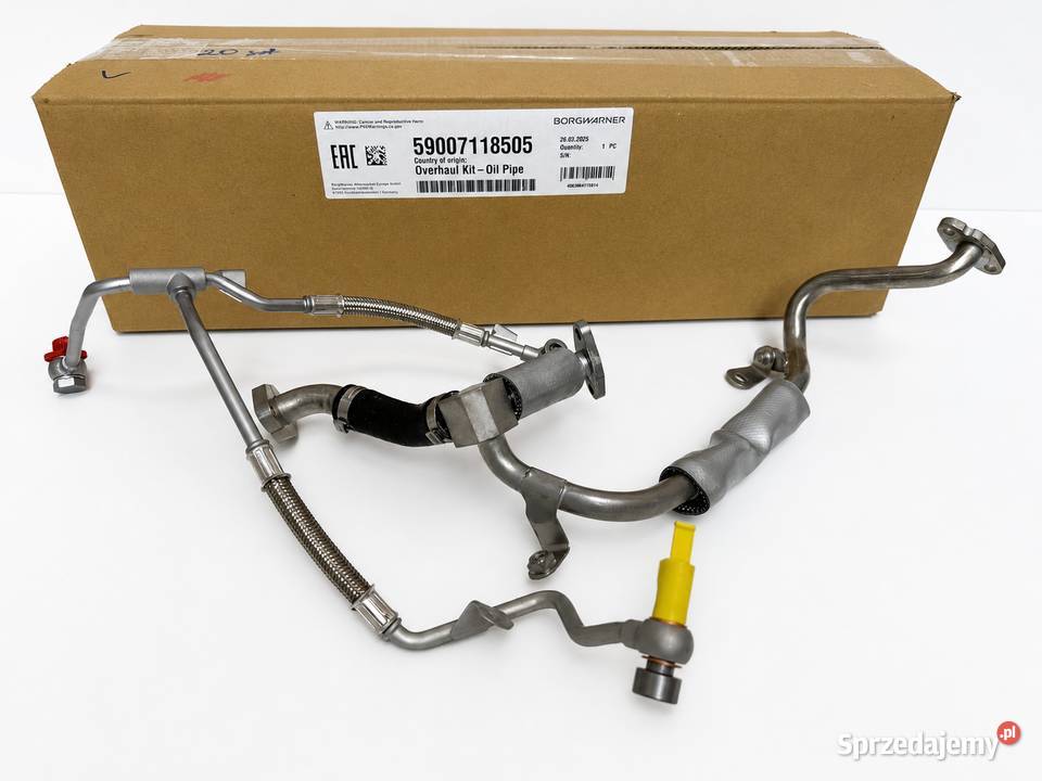 Nowe przewody olejowe BorgWarner 59007118505 Siedlce