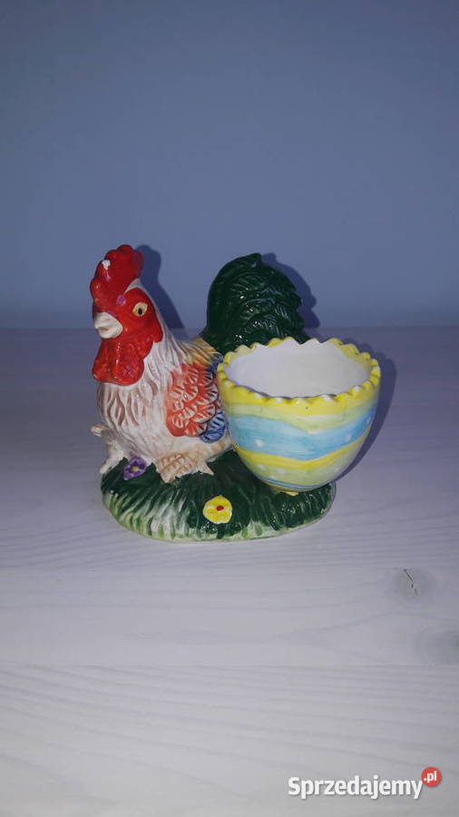 Ceramiczna ozdoba w kształcie kurczaka