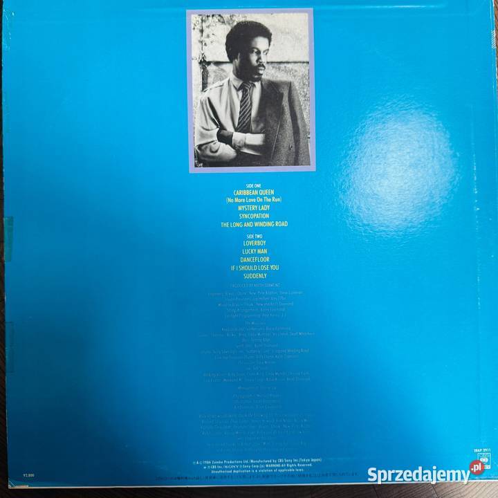 Billy Ocean Suddenly EXEX Japan LP 1984 CBSSony płyta winylowa Kraków
