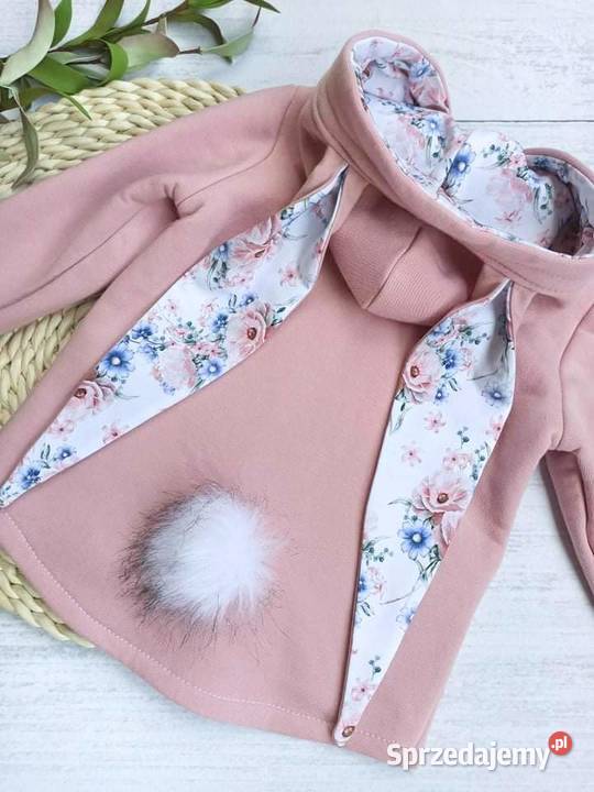 Nowa ciepla długa bluza z uszami króliczka Mysłowice