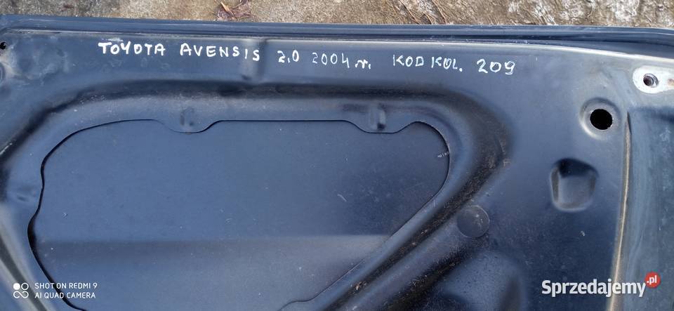 Toyota Avensis części 2004r 20 Diesel 85kW kod Oleszyce sprzedam