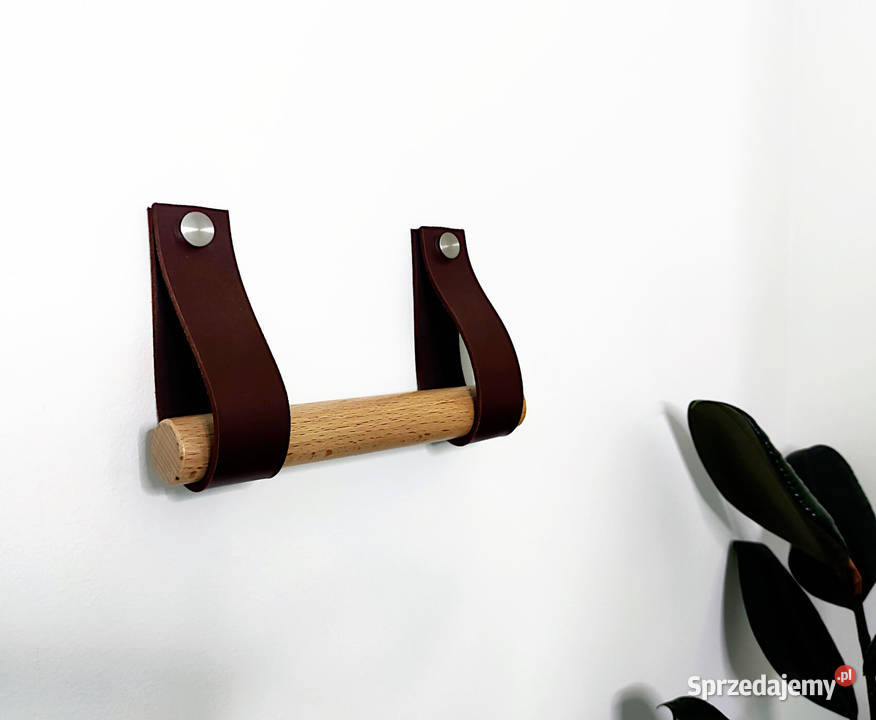 uchwyt na papier toaletowy loft ze skóry Rzeszów sprzedam