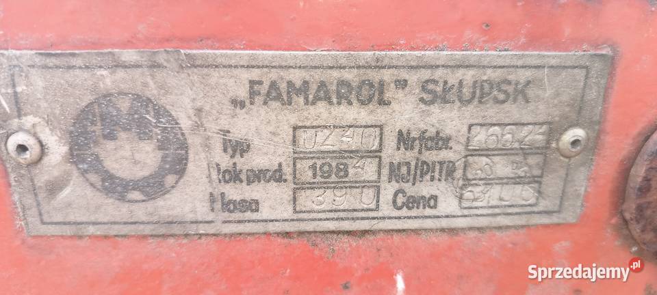 Brona talerzowa talerzówka famarol Słupsk U240 Rolnictwo Wirkowice Pierwsze