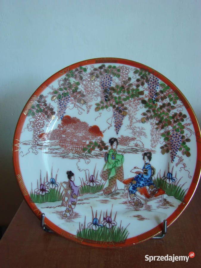 japoński porcelanowy talerzyk Pruszcz Gdański