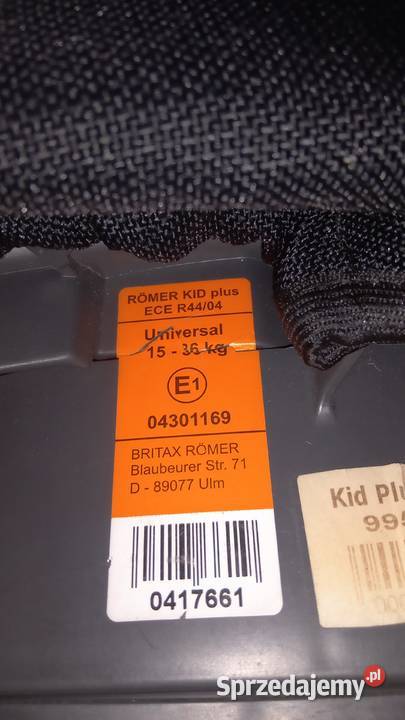 Fotelik samochodowy Zabawka