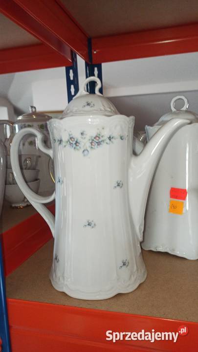 Dzbanek niebieskie kwiaty Seltmann Weiden Antyki, Sztuka, Kolekcje