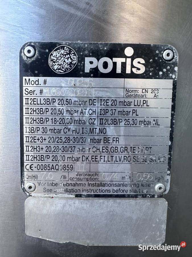 Opiekacz do kebaba gyros POTIS wielkopolskie Słupia Kapitulna