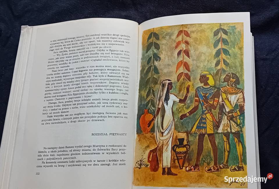 Bolesław Prus Faraon PIW 1971 r Ilustracje JM wielkopolskie Koźminek