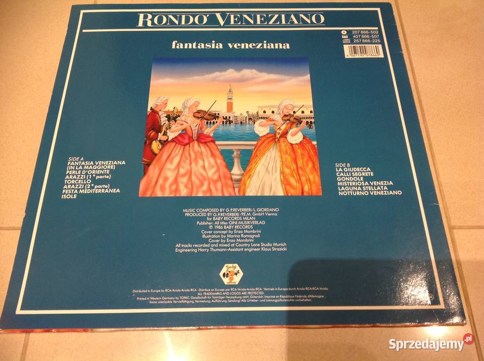 Płyta Winylowa RONDO VENEZIANO fantasia Nowa Sól