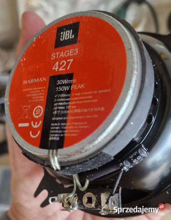 Głośniki samochodowe JBL Stage 3 100mm Kutno