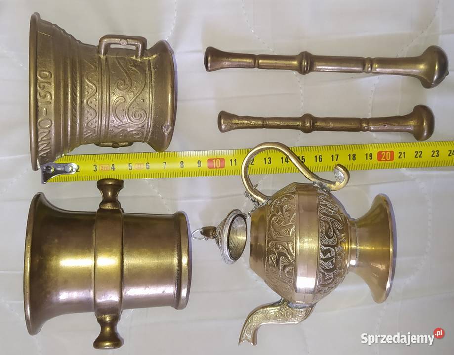 Moździerz Dzbanek z mosiądzu sprzedam