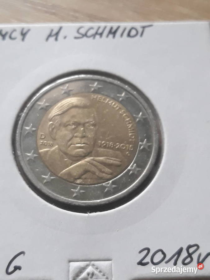 2 Euro Helmut SchmidtNiemcy2018 r men AF i G Konin