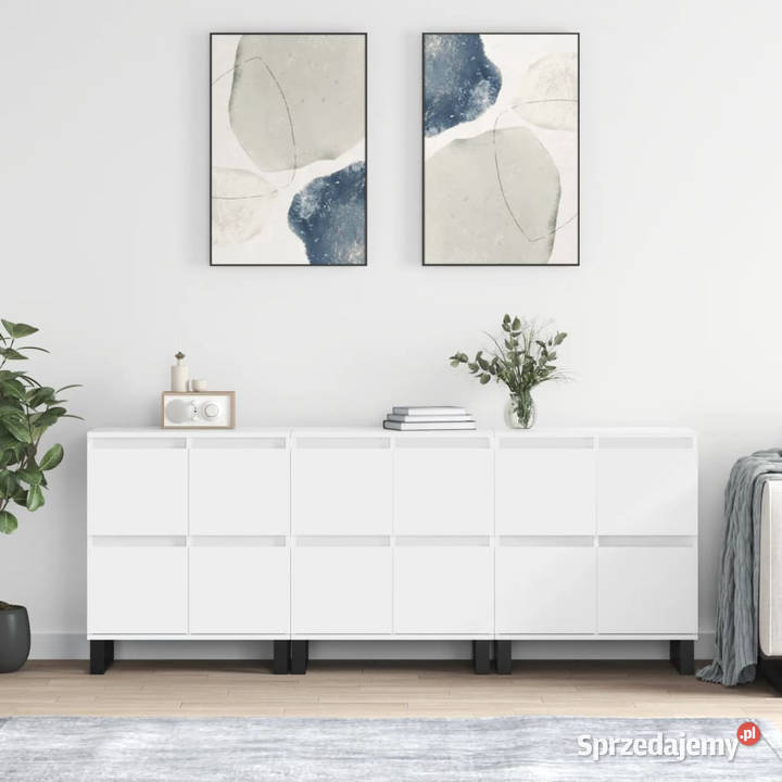 Szafki 3 biały materiał drewnopochodny WM3190205 Pozostałe