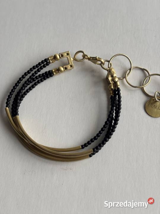 Bransoletka z czarnymi hematytami Krauza Design