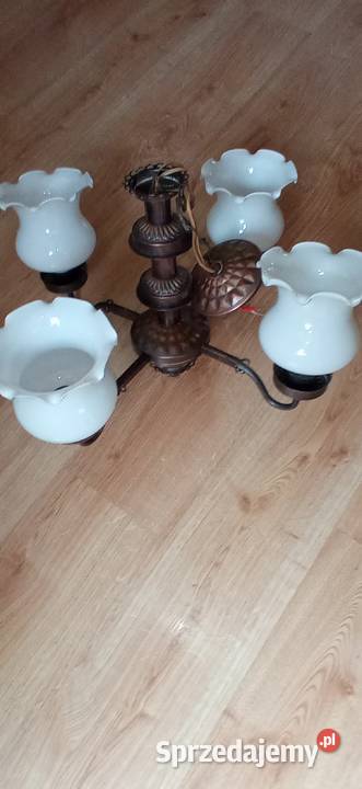 Zyrandol VINTAGE czteroraminny mazowieckie Warszawa