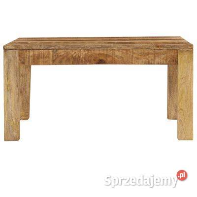 vidaXL Stolik kawowy z litego drewna mango 80 x Warszawa