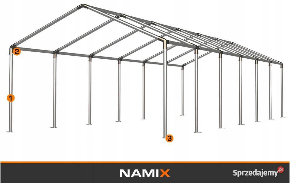 Namiot COMFORT 5x12 magazynowy handlowy garaż mazowieckie Jabłonna
