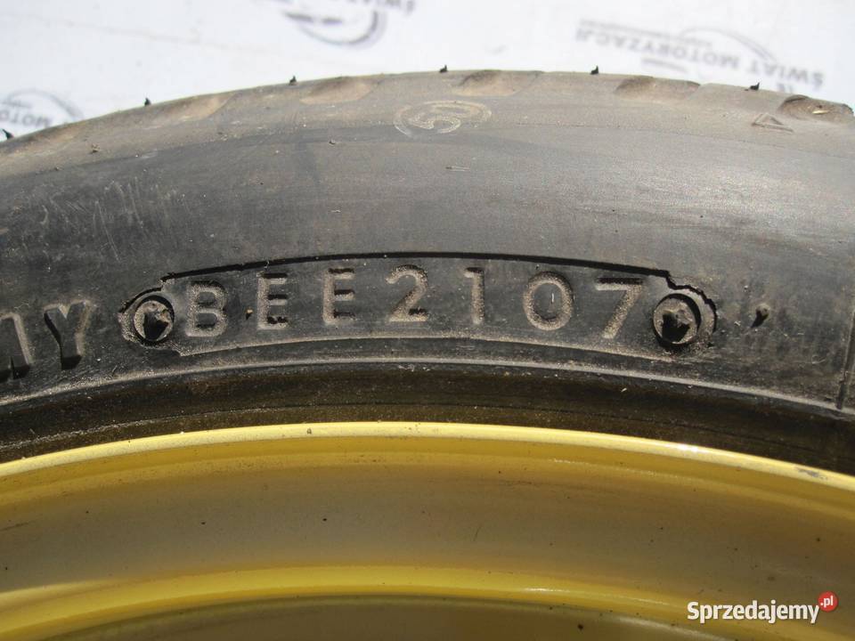 TOYOTA AVENSIS T25 PRIUS koło dojazdowe 1257016