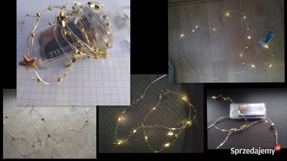 MIKOŁAJ Szydełkowany ledy gwiazdki kulki Katowice