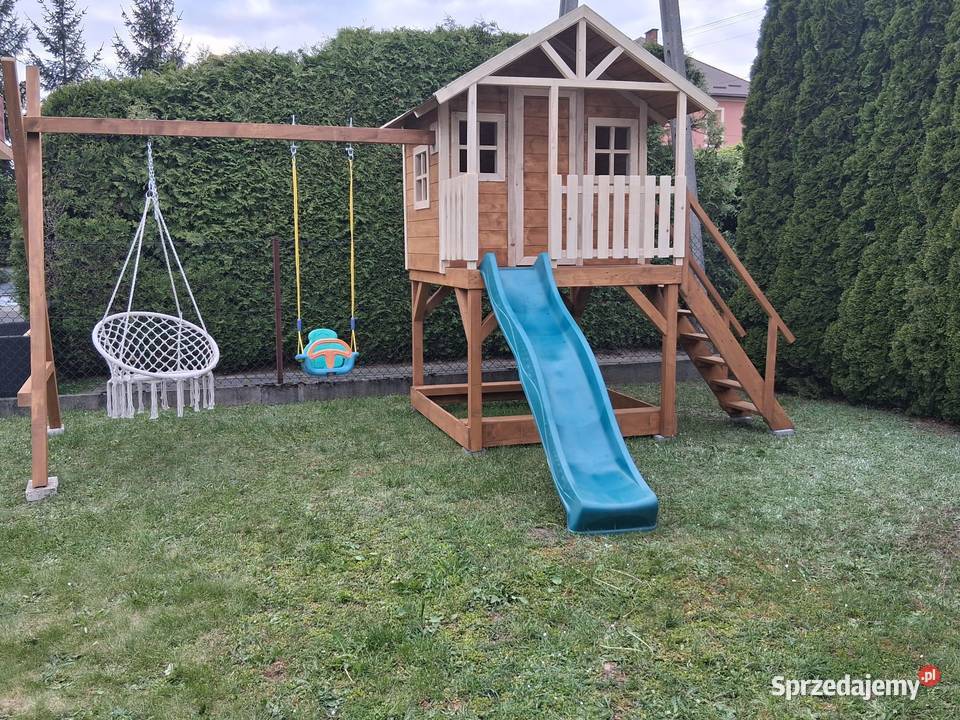 Domek drewniany plac zabaw dzieci podkarpackie Rzeszów