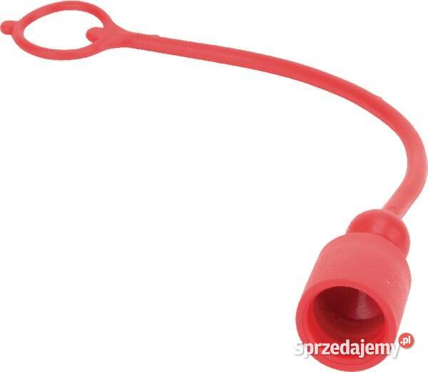 Zatyczka chroniąca kurzu do wtyczek ANV czerwona Kamionna