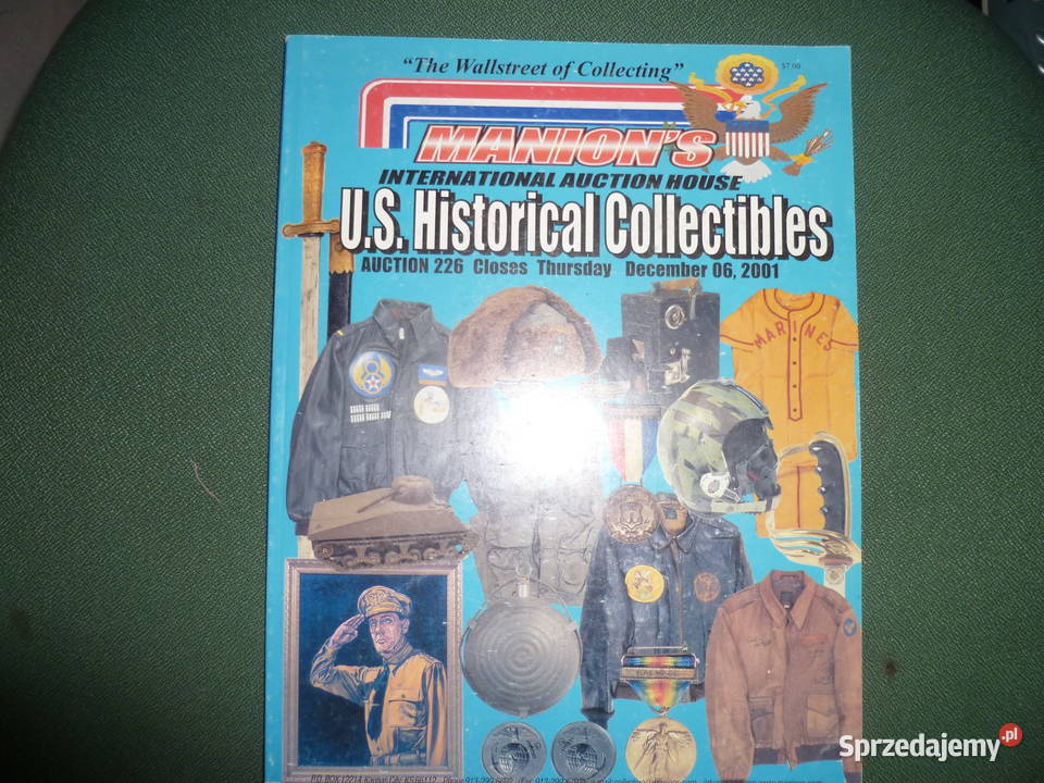 Katalog US Historical Collectibles Manions Kraków
