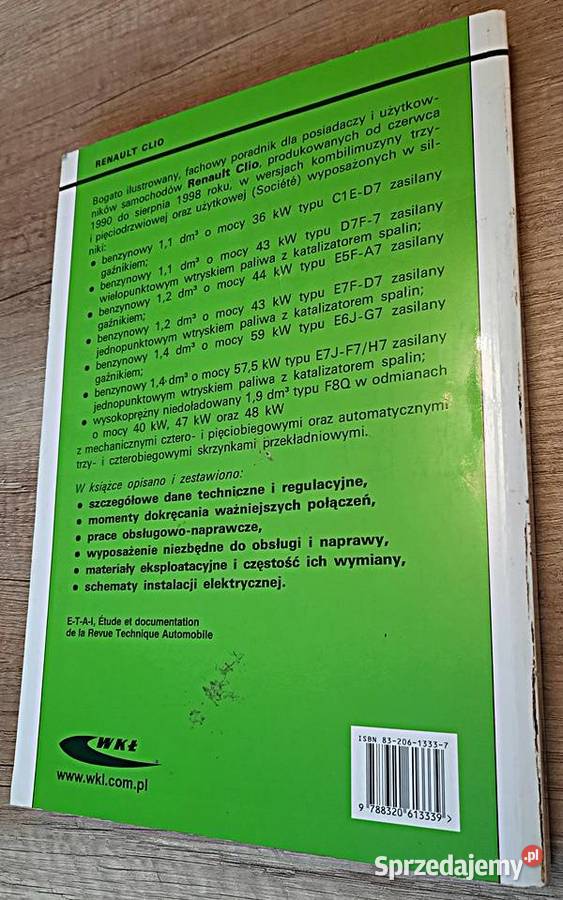 Renault Clio budowa i działanie 19901998 Poradniki, albumy i reportaże