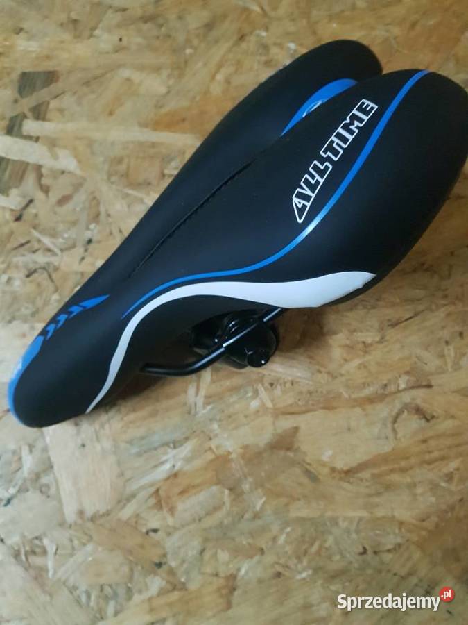 Siodło Alltime mtbGEL czarnoniebieskie wentylowa Głogowa