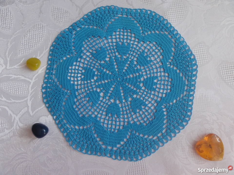 Kolorowe serwetki na szydełku lubelskie Lublin