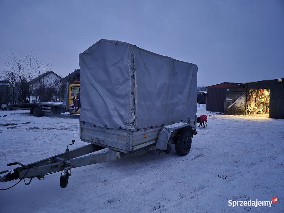 Przyczepka samochodowa Stema 3x15 z dokumentami
