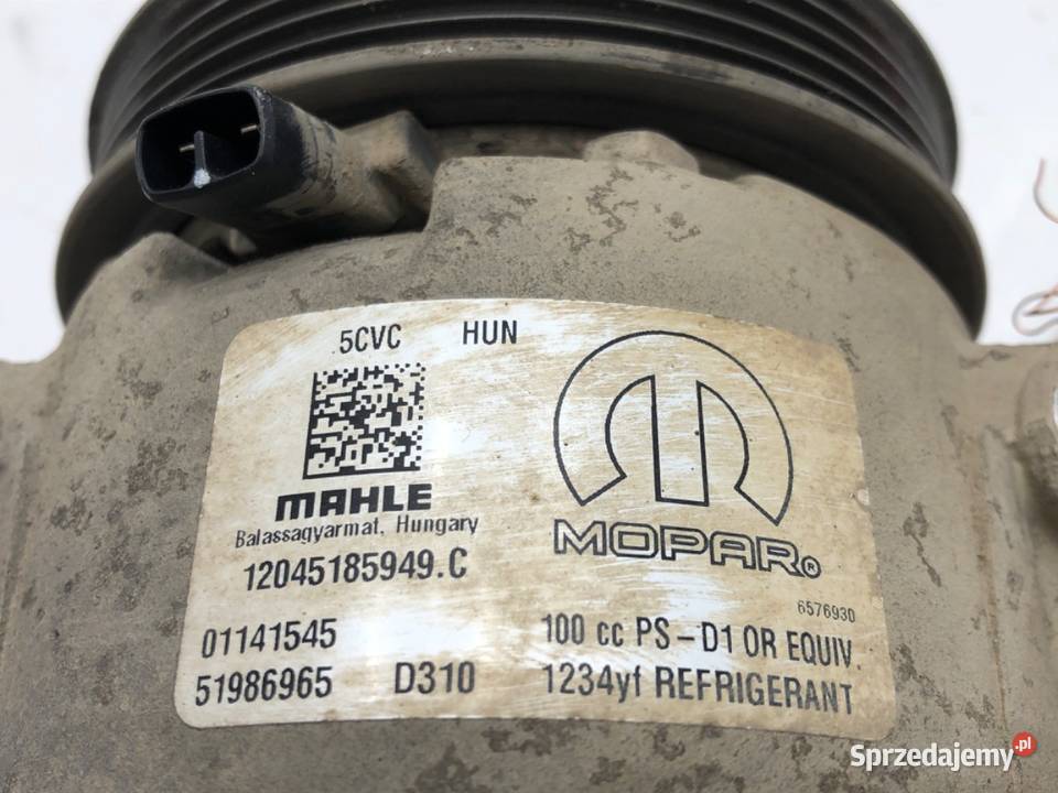 SPRĘŻARKA KLIMATYZACJI FIAT TIPO 51986965 14 95