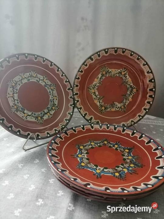 Talerze ceramiczne Trojan 1960 Wałbrzych