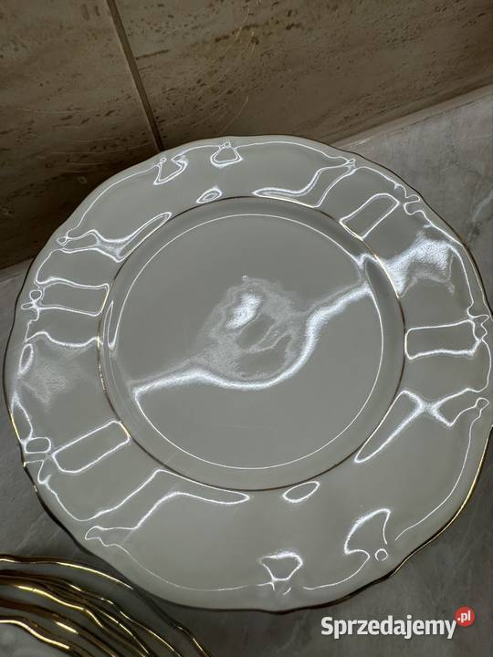 Elegancki serwis obiadowy Bavaria kolor ecru Biłgoraj