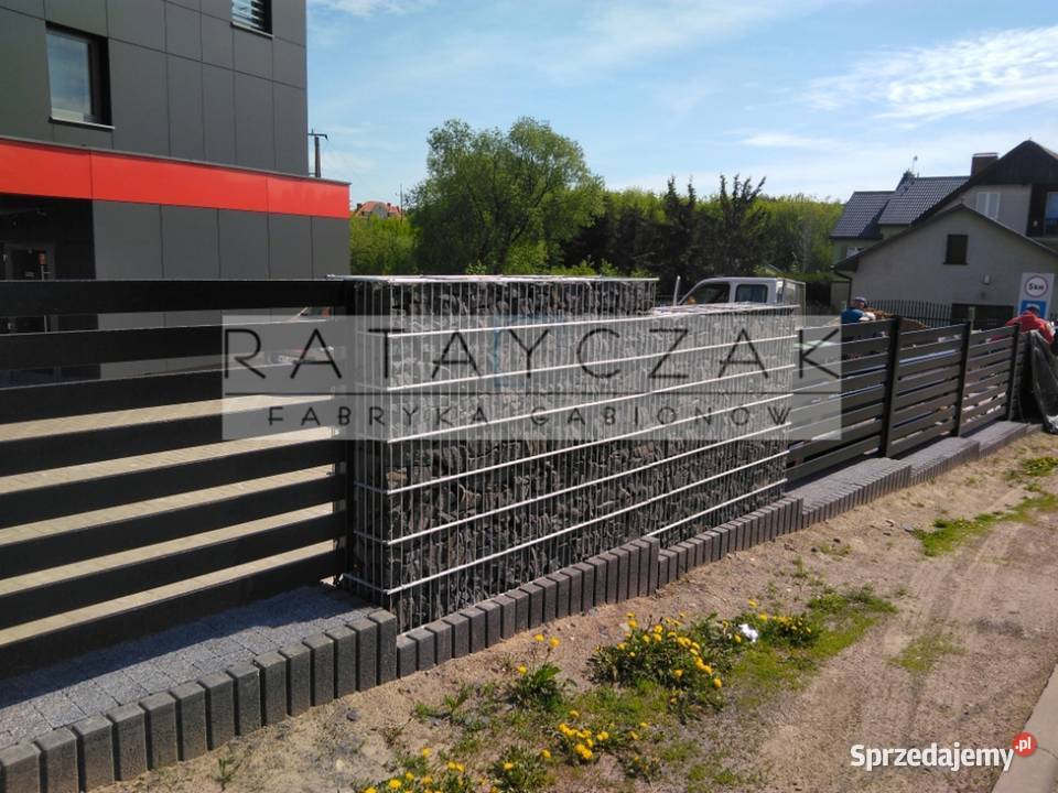 Gabion gabiony Ogrodzenie 140m Frontowe Kosze z Materiały budowlane Gniewkowo sprzedam
